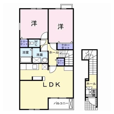 レクサスI B 201の間取り図
