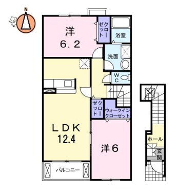 レクサスI B 203の間取り図