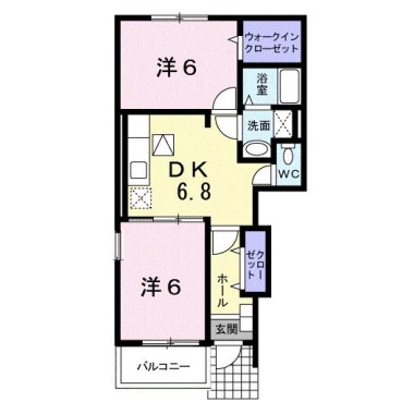 サニーブライト A 101の間取り図