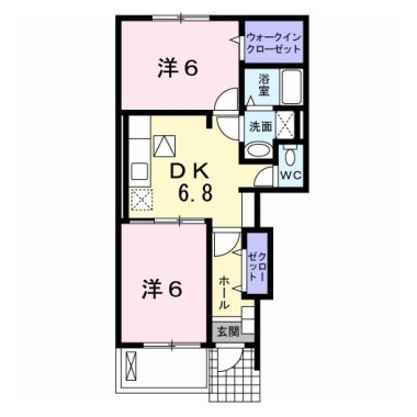 サニーブライト A 102の間取り図