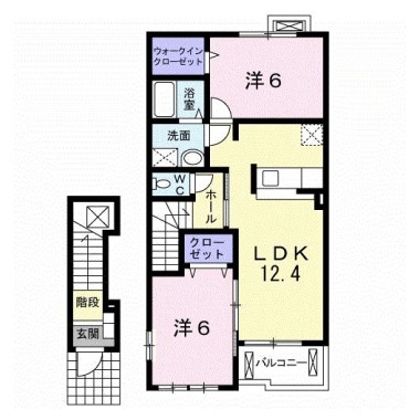 サニーブライト A 205の間取り図
