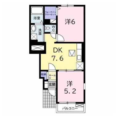 メゾン アスナロ II 102の間取り図