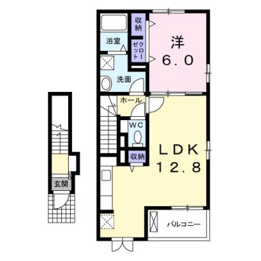 ポルト・ボヌールM I 206の間取り図