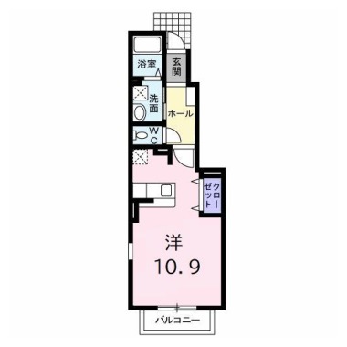 ディアコート 102の間取り図