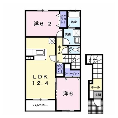 ファイン・ステージ A 203の間取り図