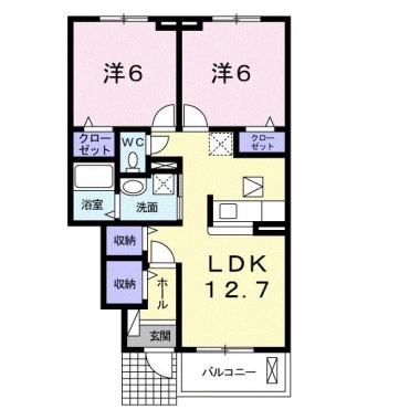 リオン ドゥ エスポワール C 102の間取り図