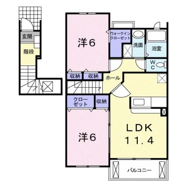 エピーメロンD 202の間取り図
