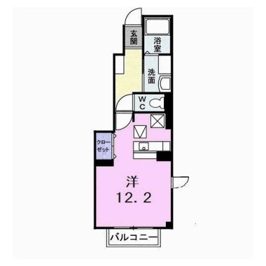 デュエル ミサキD 101の間取り図