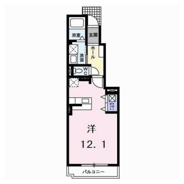 comodo casa 源 103の間取り図