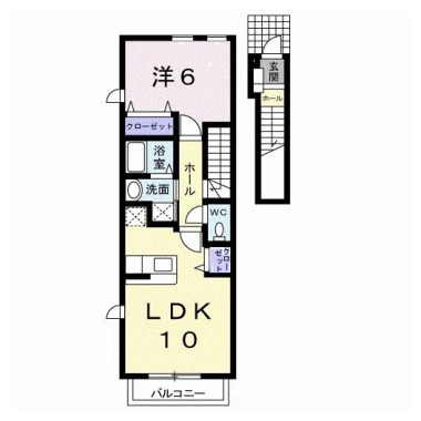 グリーン ビラ A 202の間取り図