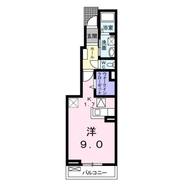 レディエンスD 102の間取り図