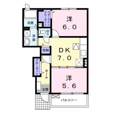 シャイン 103の間取り図