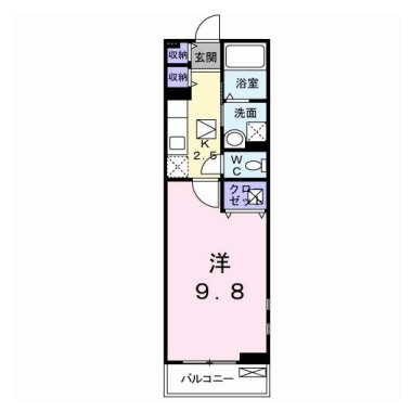 シャルム北島 101の間取り図