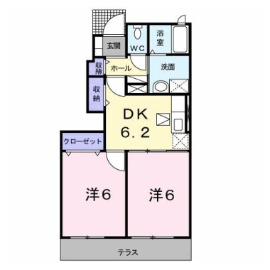 マイネハイマート 101の間取り図