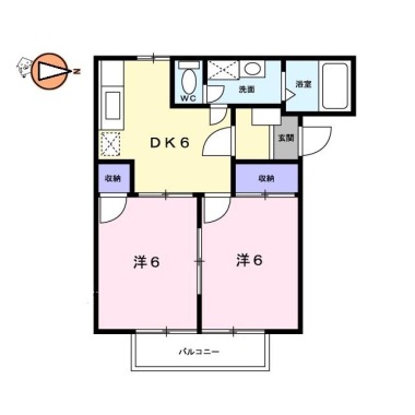 イーグルハイツ 103の間取り図