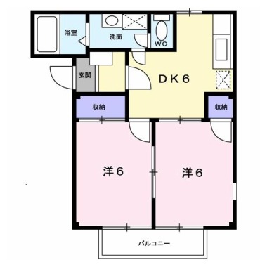 イーグルハイツ 105の間取り図