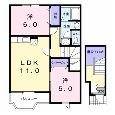 ファー イースト 202の間取り図