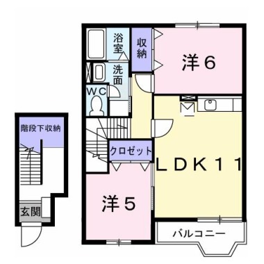 ファー イースト 203の間取り図