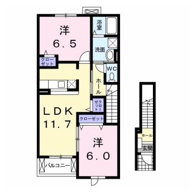 レクサスI A 201の間取り図