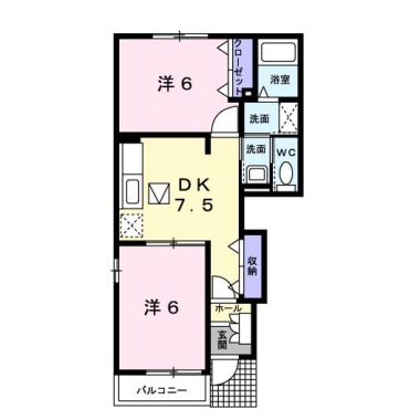 プロヴァンス B 101の間取り図