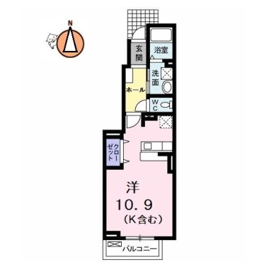 ライトハウス 102の間取り図