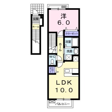 ライトハウス 202の間取り図