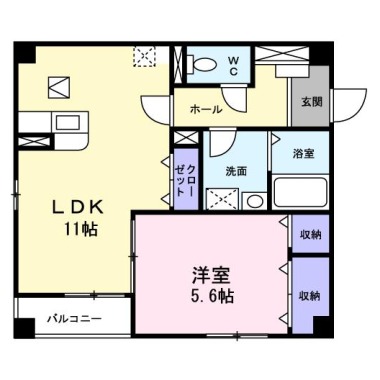 ベルコリーヌ 101の間取り図