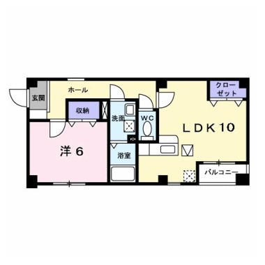 ベルコリーヌ 202の間取り図
