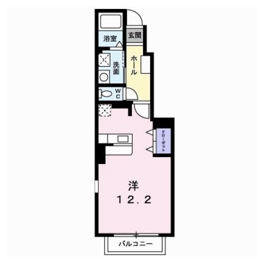 グリーン ビラ B 103の間取り図