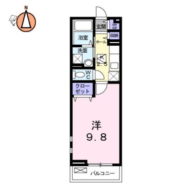 カーサ・ティエドゥール 103の間取り図