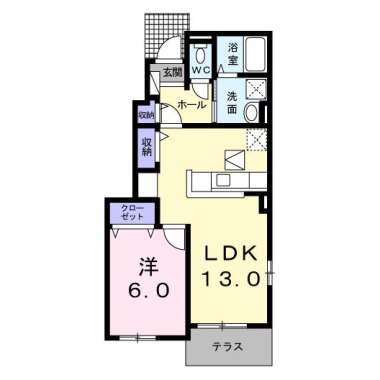 アヴァンセM 101の間取り図