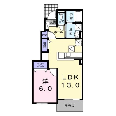 アヴァンセM 102の間取り図