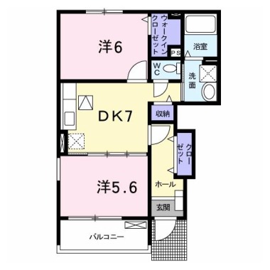 NEO CASTLE 101の間取り図