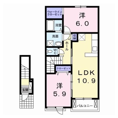プランタン’14 202の間取り図