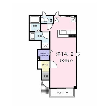 メゾン シャモニーB 105の間取り図