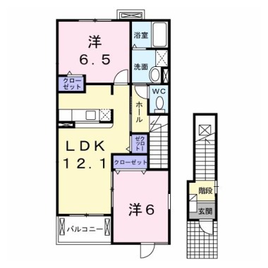 アンジェリカ A 203の間取り図
