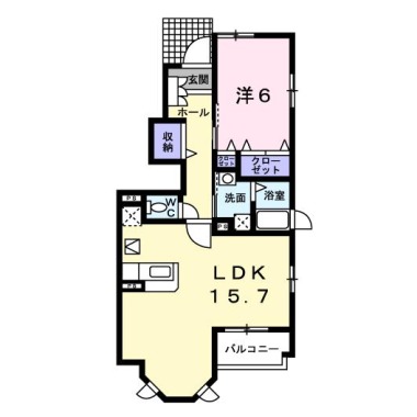エテルノ B 101の間取り図