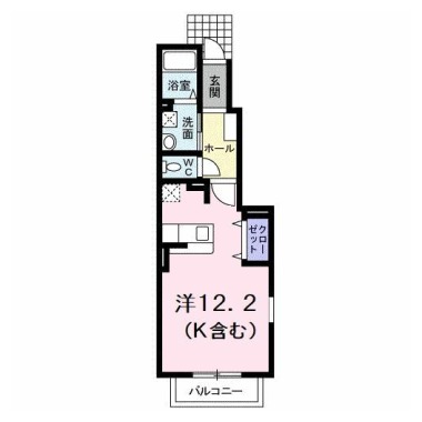 サンハウスIV 101の間取り図