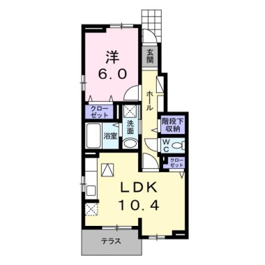 アルシュ・グウルドイル 104の間取り図