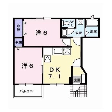 ジュネス99A 103の間取り図