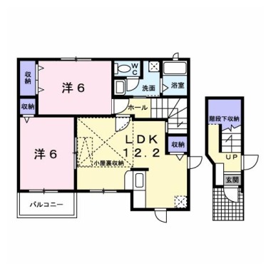 ジュネス99A 203の間取り図