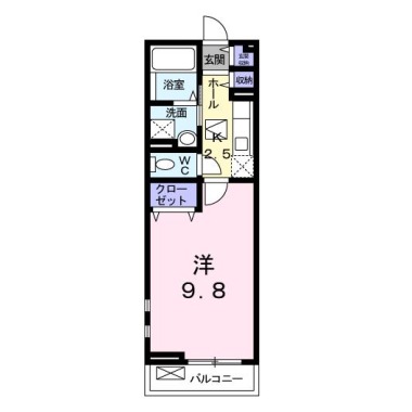 トロバドール中吉野 103の間取り図