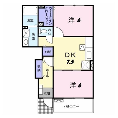 レクサスII 102の間取り図