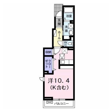 アルバ カーサI 103の間取り図