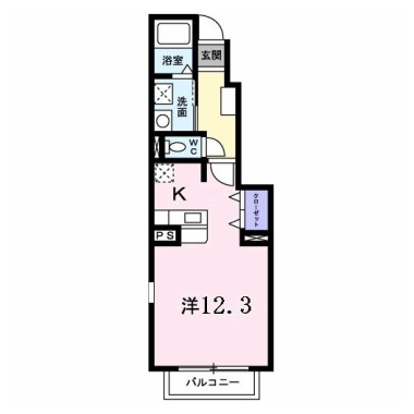 プレ・ガール・シェトワ I 103の間取り図