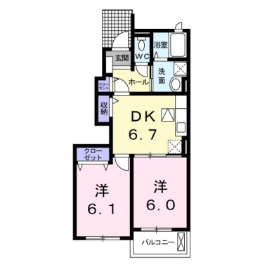 レア・ステーション 101の間取り図