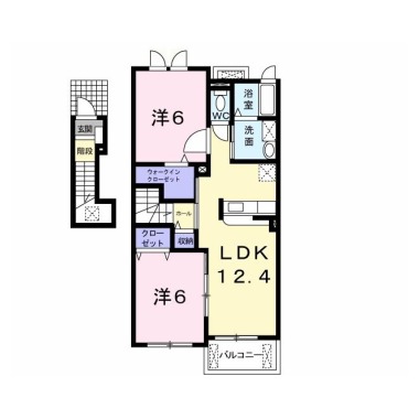 レア・ステーション 201の間取り図