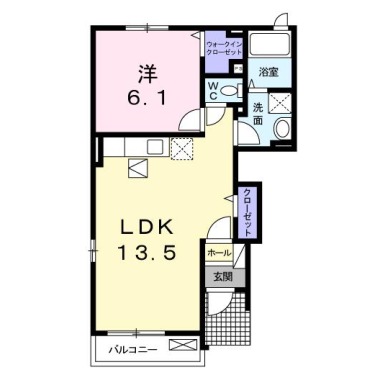 サンライズ A 101の間取り図