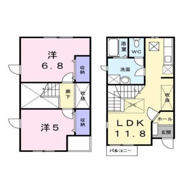 ひまわり 101の間取り図