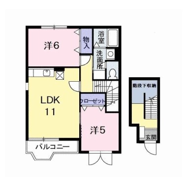 Law Flower 201の間取り図